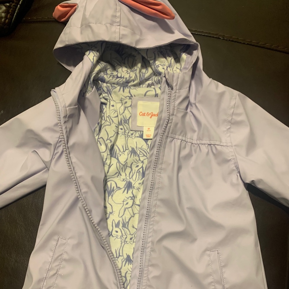 Toddler girl raincoat